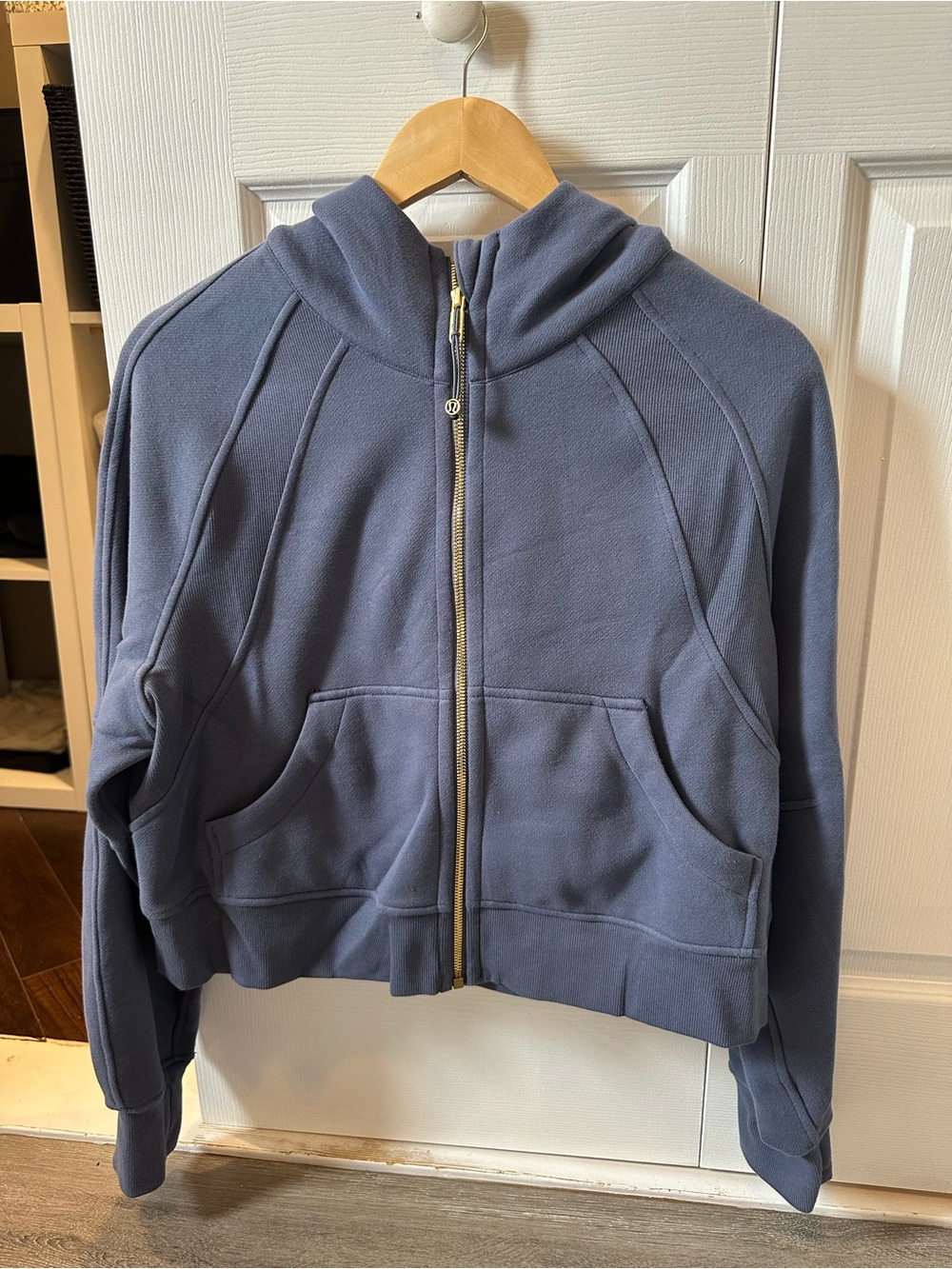 lululemon athletica Zip-Up Hooded Sweatshirt in Shade/Gold